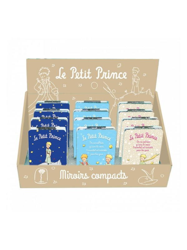 Pocket mirror The Little Prince light blue Souvenirsdelyon.com