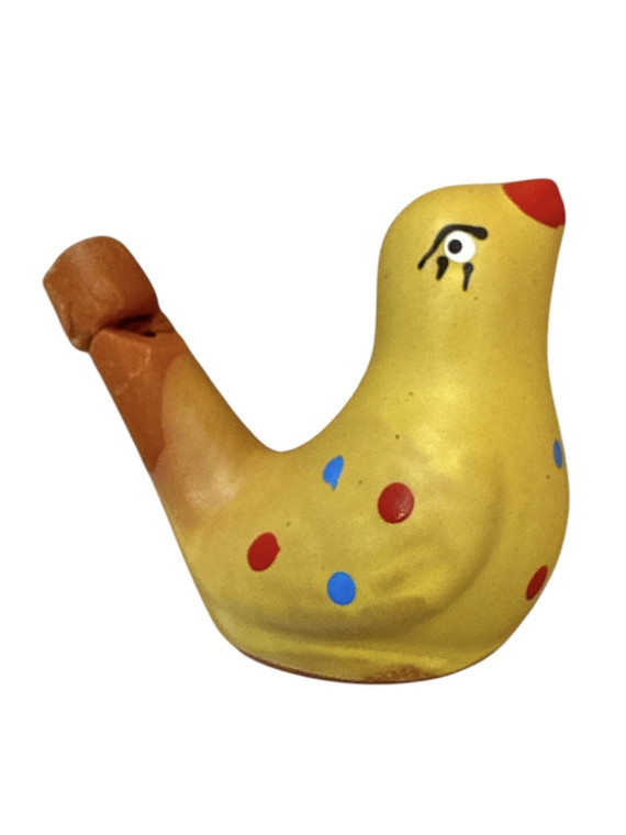 Sifflet d'oiseaux Lyon jaune 2 chez Souvenirsdelyon.Com