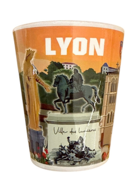 Shooter Lyon Monuments 2 Jaune chez Souvenirsdelyon.Com