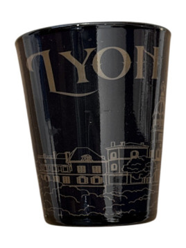 Shooter Lyon Noir Doré chez Souvenirsdelyon.Com
