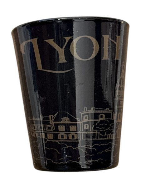 Shooter Lyon Noir Doré chez Souvenirsdelyon.Com