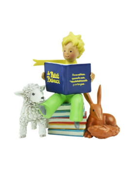 Figurine Le Petit Prince livre, renard et mouton chez souvenirsdelyon.com