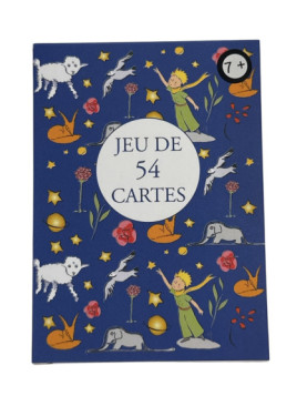 Jeu de cartes Le Petit Prince bleu chez Souvenirsdelyon.Com