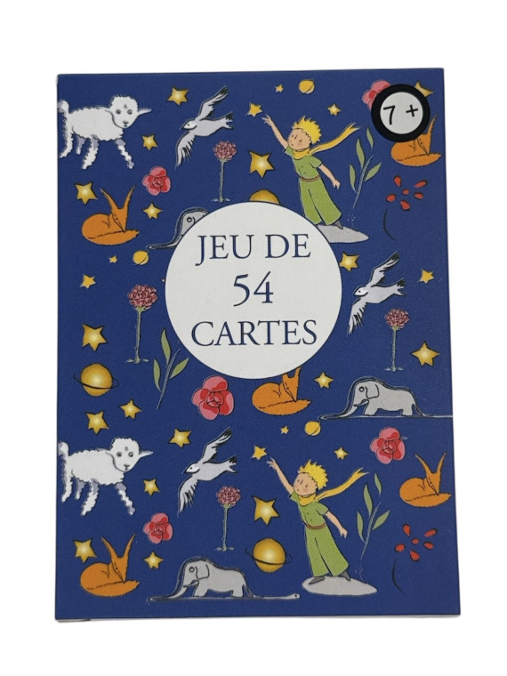Jeu de cartes Le Petit Prince bleu chez Souvenirsdelyon.Com
