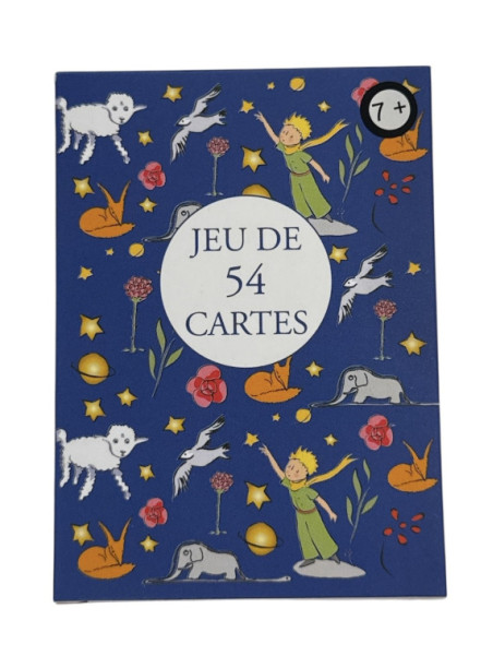 Jeu de cartes Le Petit Prince bleu chez Souvenirsdelyon.Com