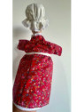 Marionnette la Madelon robe rouge chez Souvenirsdelyon.com