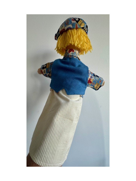 Marionnette le Gamin costume bleu chez Souvenirsdelyon.com