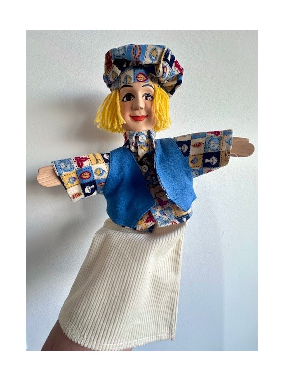 Kid Puppet blue at Souvenirsdelyon.Com