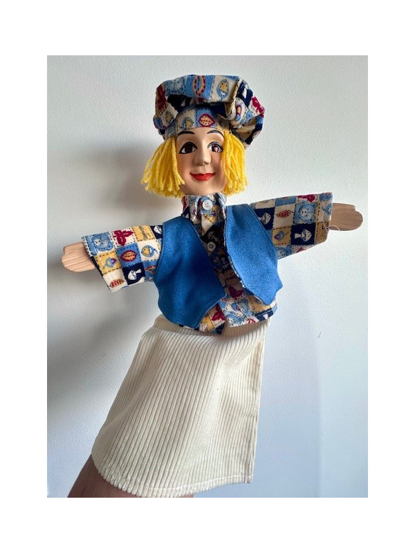 Kid Puppet blue at Souvenirsdelyon.Com