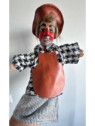 Hand puppet Gnafron houndstooth at Souvenirsdelyon.com
