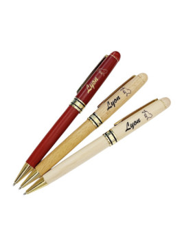 Stylo Lyon en bois chez Souvenirsdelyon.com