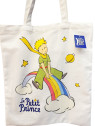 The Little Prince white rainbow tote bag on souvenirsdelyon.com
