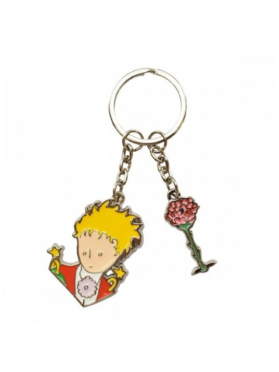 Porte-clés le Petit Prince et la rose chez Souvenirsdelyon.com