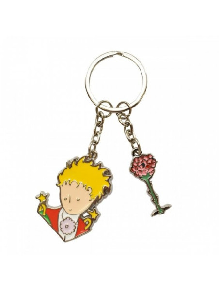 Porte-clés le Petit Prince et la rose chez Souvenirsdelyon.com