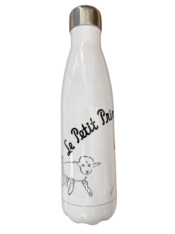 Insulated bottle The Little Prince sheep rose fox on souvenirsdelyon.com