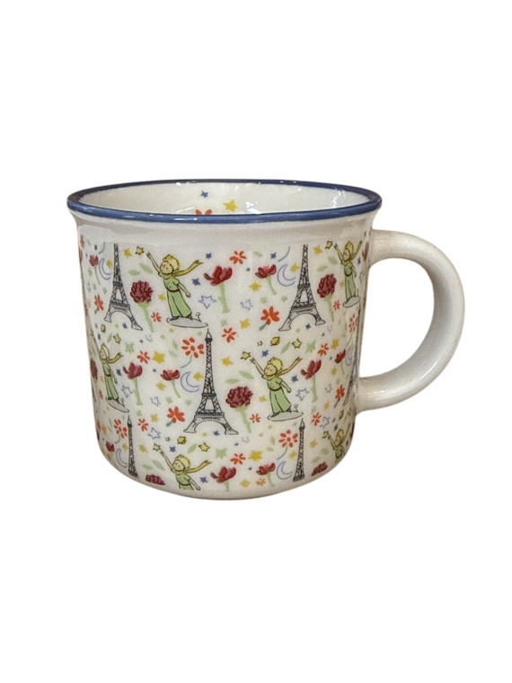 Mini Mug Le Petit Prince fleur Tour Eiffel chez souvenirsdelyon.com