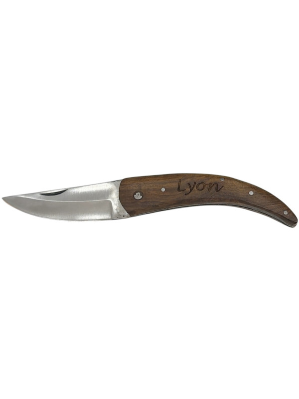 Couteau de Berger en bois Lyon chez Souvenirsdelyon.com