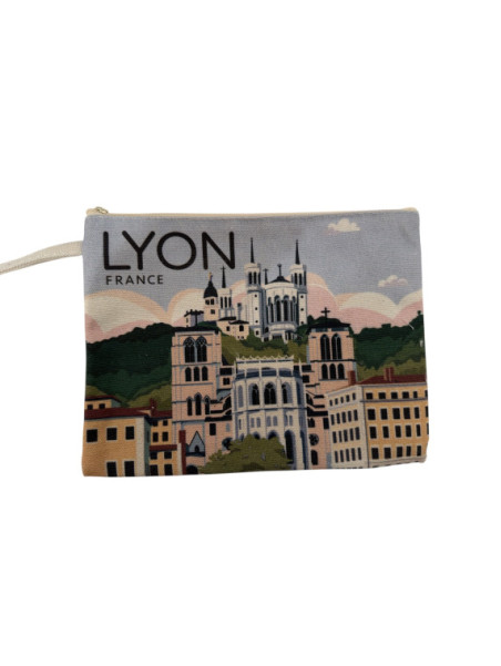 A zip pouch Cathédrale Saint-Jean Baptiste Lyon