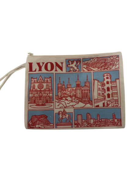 A zip pouch of Lyon city