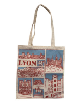 Tote Bag Of Lyon city