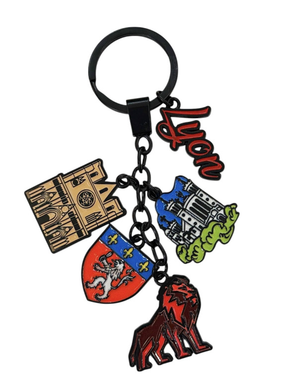 Lyon keyring emblem on souvenirsdelyon.com