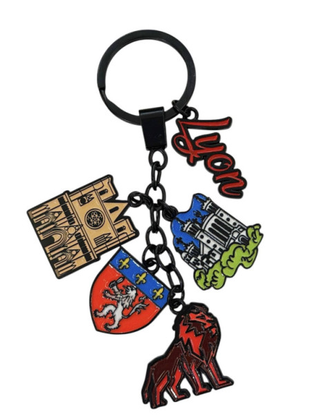 Porte clé emblème de Lyon chez souvenirsdelyon.com
