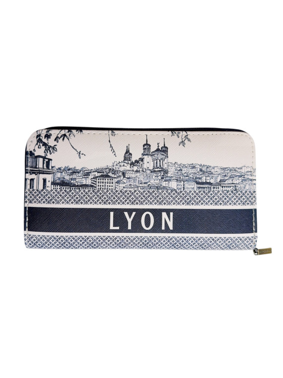 Lyon robin ruth blue wallet on souvenirsdelyon.com