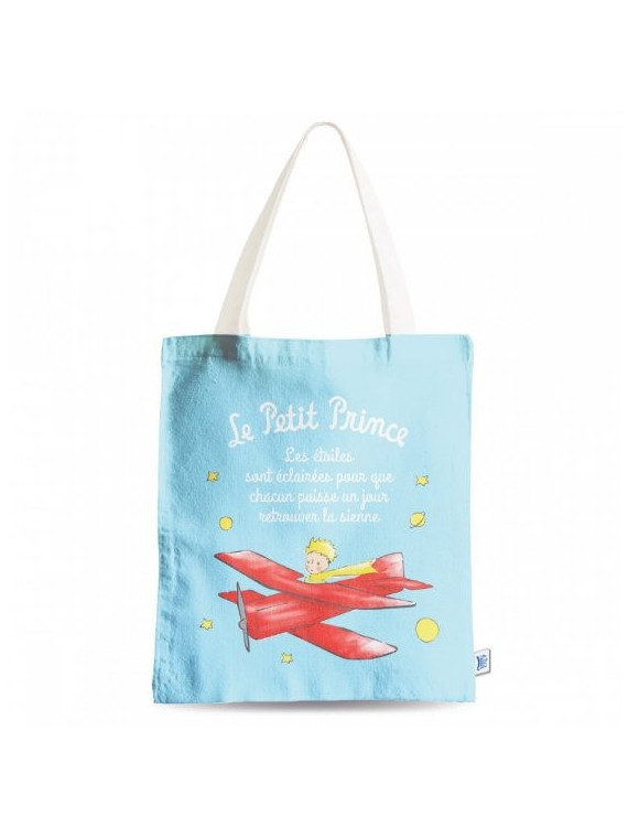 Tote bag le Petit Prince aviateur chez Souvenirsdelyon.com