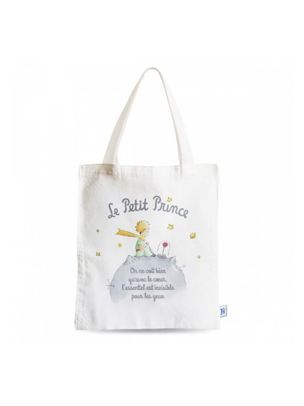 The Little Prince and his rose tote bag Souvenirsdelyon.com