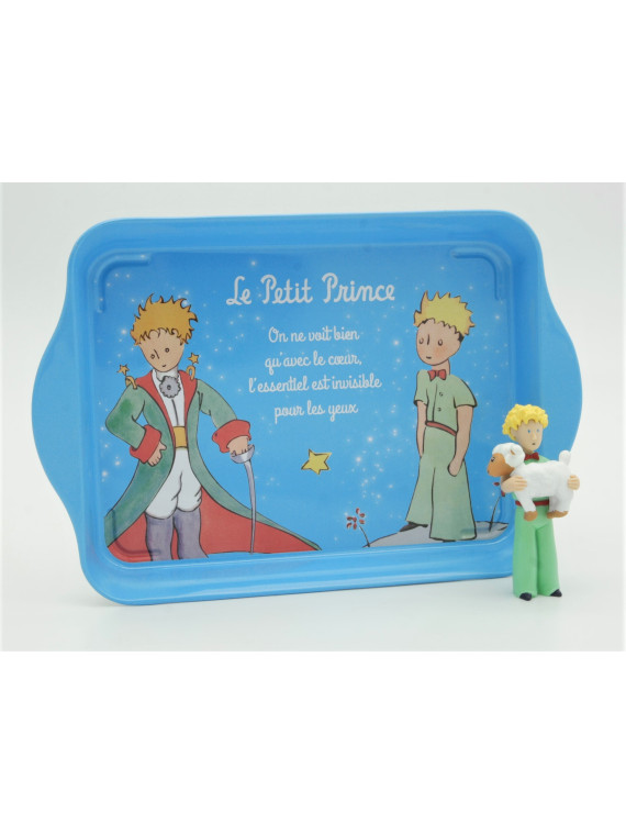 Plateau le Petit Prince bleu clair chez Souvenirsdelyon.com