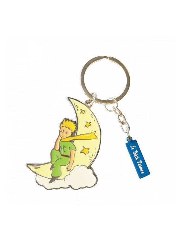 Key ring The Little Prince on the moon Souvenirsdelyon.com