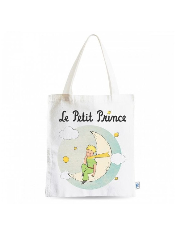 Tote bag le Petit Prince sur la lune chez Souvenirsdelyon.com