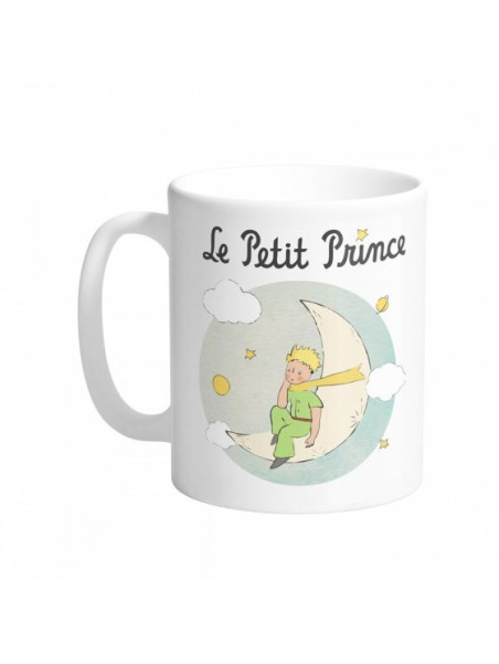 Mug Little Prince on the moon on Souvenirsdelyon.Com