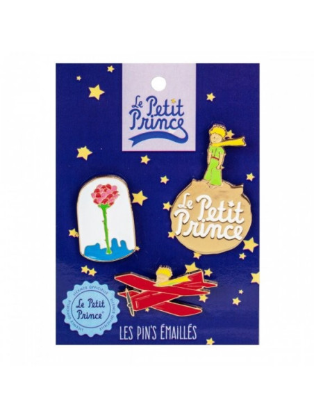 Set de 3 pin's le Petit Prince chez Souvenirsdelyon.com