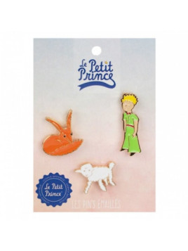 Pin's le Petit Prince x3 rose chez Souvenirsdelyon.com