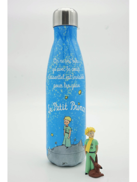 Bouteille isotherme le Petit Prince bleu chez Souvenirsdelyon.com