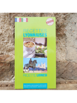 Livre de recettes lyonnaises en français/italien chez Souvenirsdelyon.com