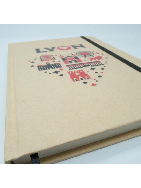 Carnet Lyon monuments A5 rose chez Souvenirsdelyon.com