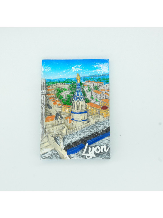 Magnet Lyon toits de Fourvière chez Souvenirsdelyon.com