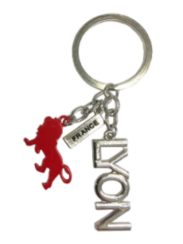 Lyon Onlylyon silver key ring  Souvenirsdelyon.com