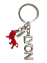 Porte-clés Lyon Onlylyon argent chez Souvenirsdelyon.com